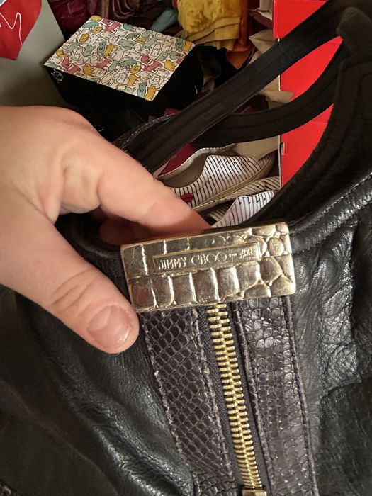 Сумка шкіряна jimmy choo