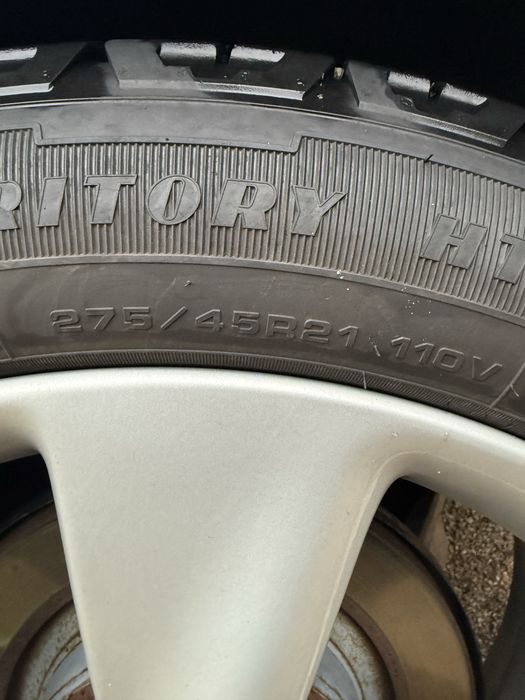 Резина 275/45 R21 всесезонна 4шт протектор 8+мм 23рік