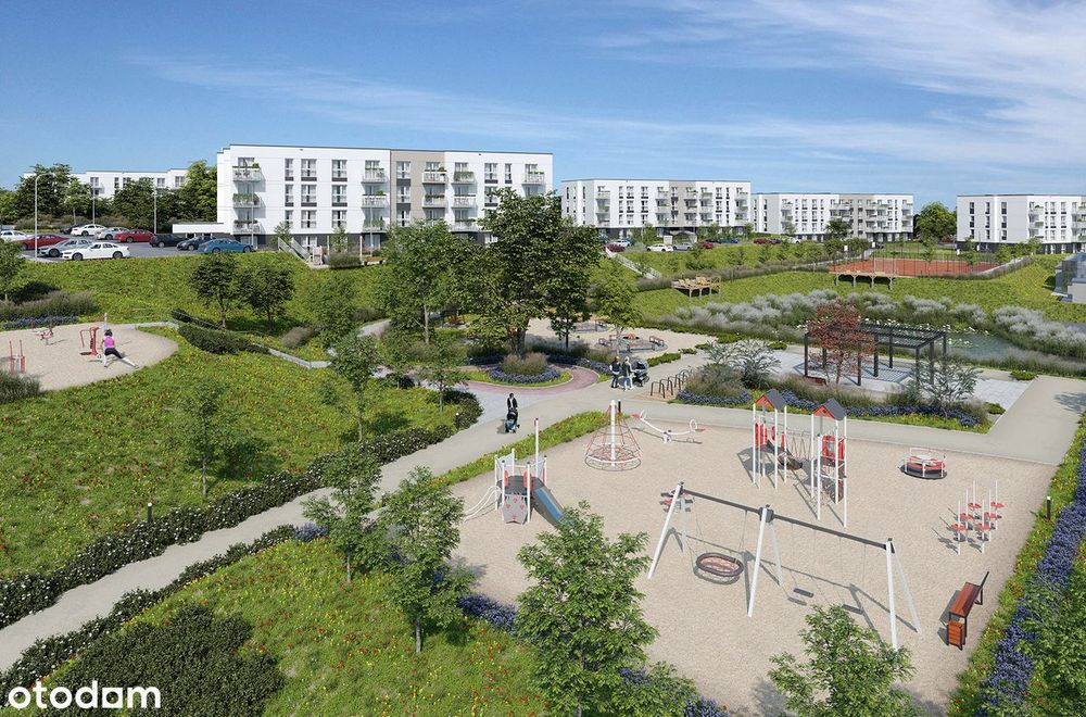 3-pokojowe mieszkanie 49m2 + balkon