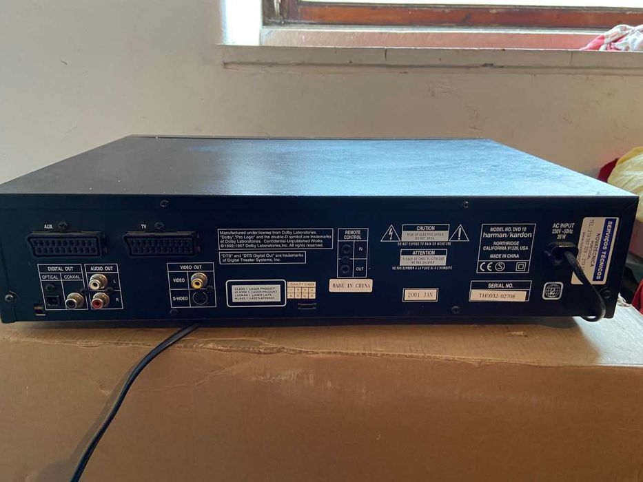 dvd  Harnan Kardon DVD 10