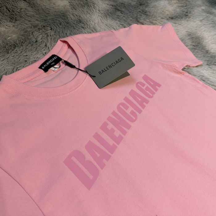 Футболка Баленсиага, рожева Balenciaga