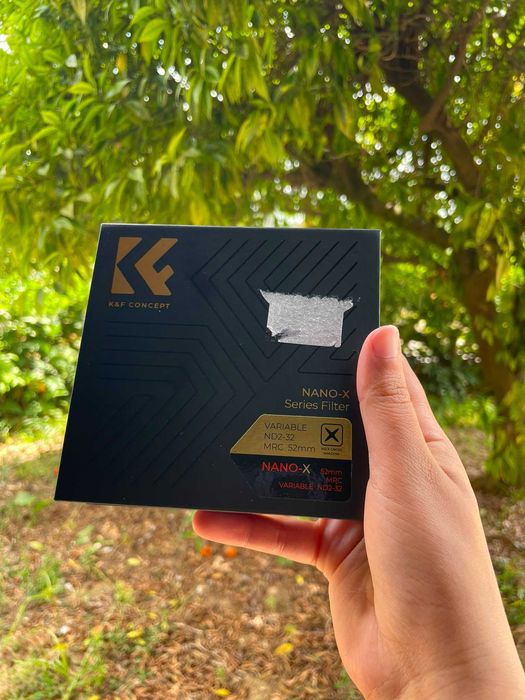 Filtro ND K&F Concept Nano-X Variable ND2-32 MRC 52mm | ND Variável para Vídeo e Foto