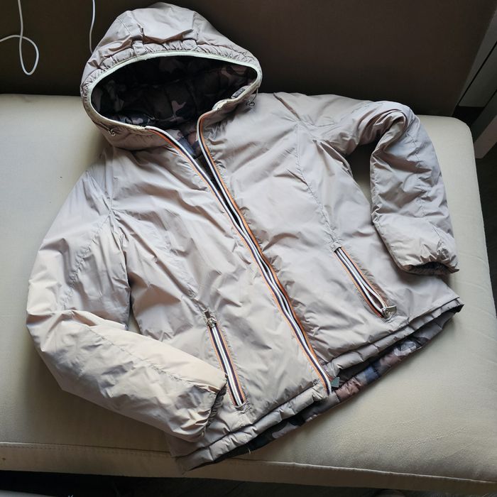 Женская куртка зимняя пух двухсторонняя Мн