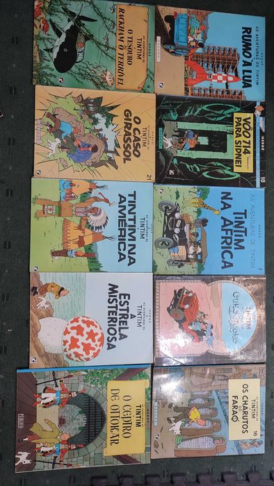 Livros BD Tintin