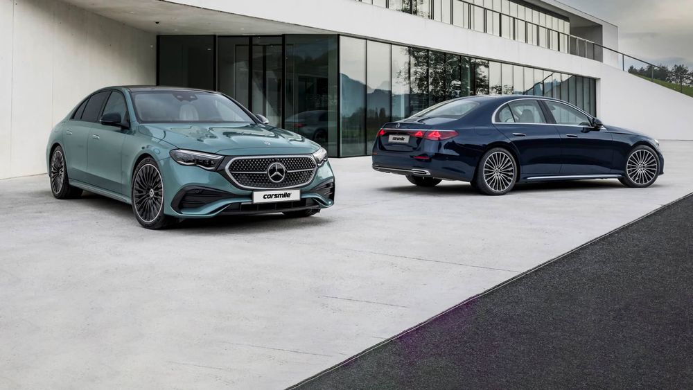 Mercedes E klasa (W214) 2024 miętowy i czarny