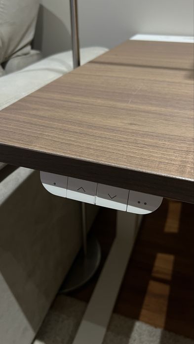 Secretária p/gaming sentado/em pé, elétrico/preto, 160x80 cm IKEA