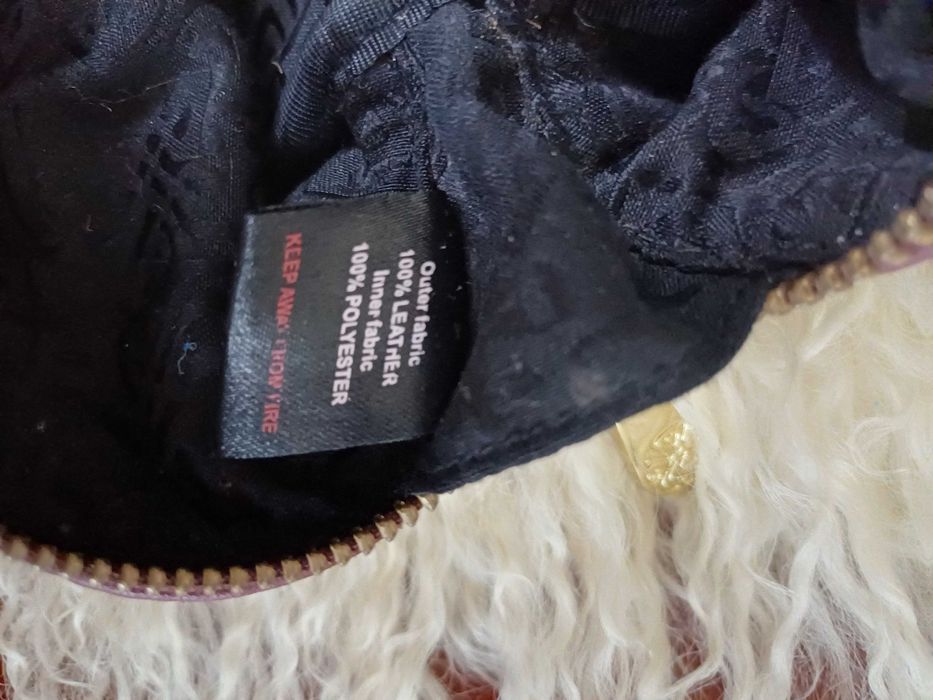 Кожанная косметичка