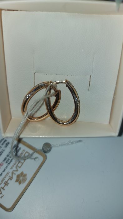 Золоті сережки 585 проба. Нові.