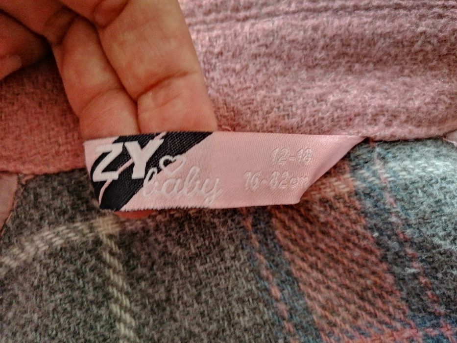 Casaco menina tipo canadiana