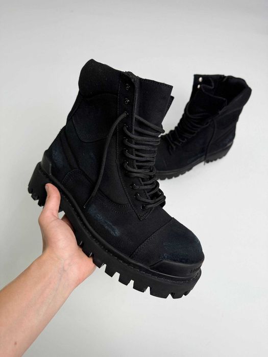 BALENCIAGA Strike boots black army ботинки берцы боты opium archive 44