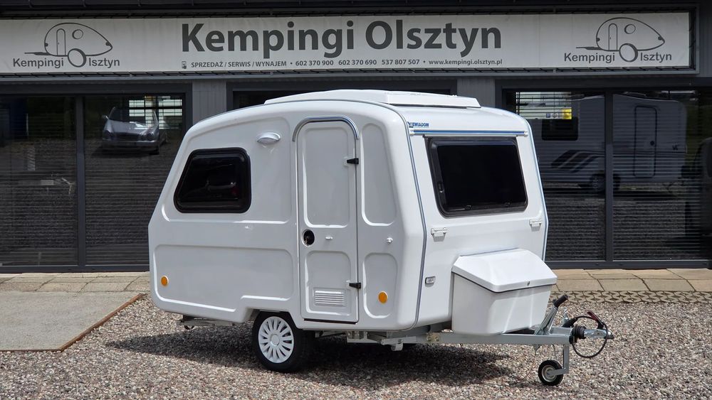 Niewiadów N126D Najtaniej w EUROPIE! Nowa z 2026roku! Lekka! DMC750kg Od ręki!  akumulator! usb! oś hamowana! oświetlenie led!