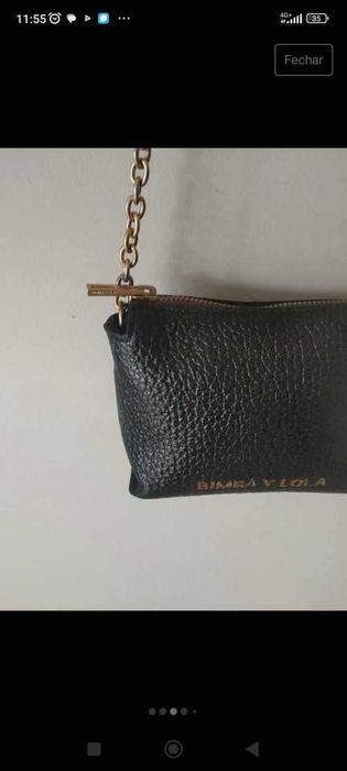 Mala em pele martelada marca Bimba Y Lola Original