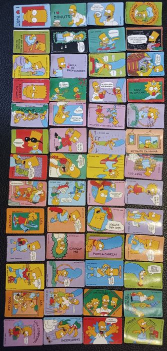 Cromos Simpsons 3 variedades (coleção)
