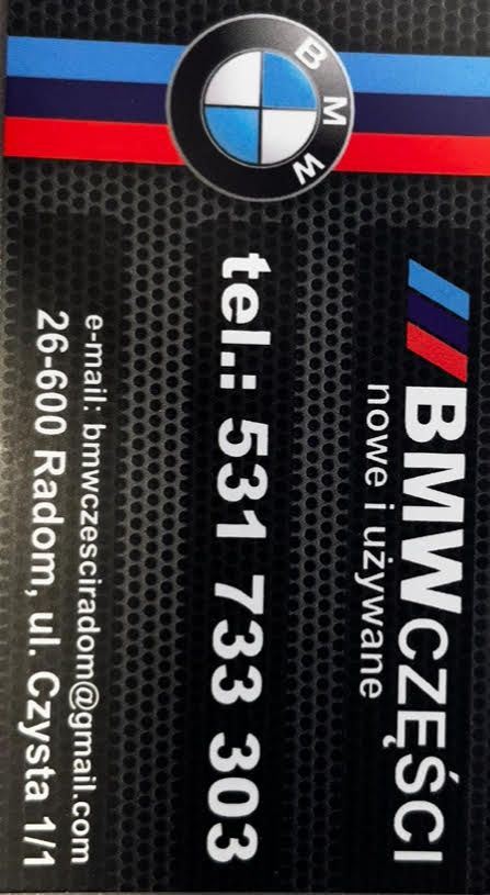 BMW CZĘŚCI RADOM top banner