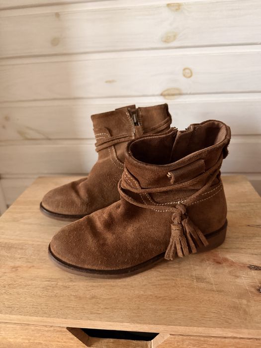 Ботинки сапожки zara DKNY для дівчинки