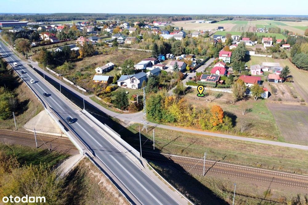 Działka 1206 m² pod Siedlcami - Nowe Opole ul. Cicha. - Widok 2