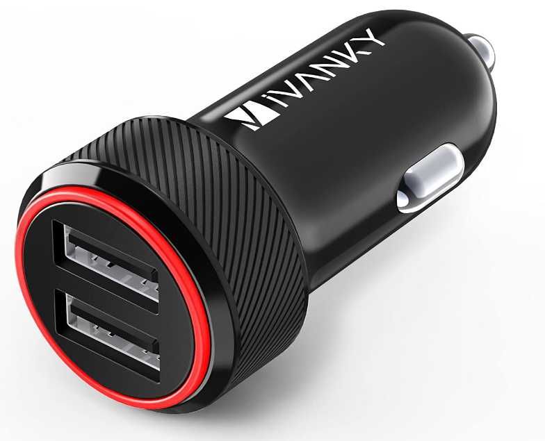 IVANKY ładowarka samochodowa 2x USB 4.8A 24W FAST szybka