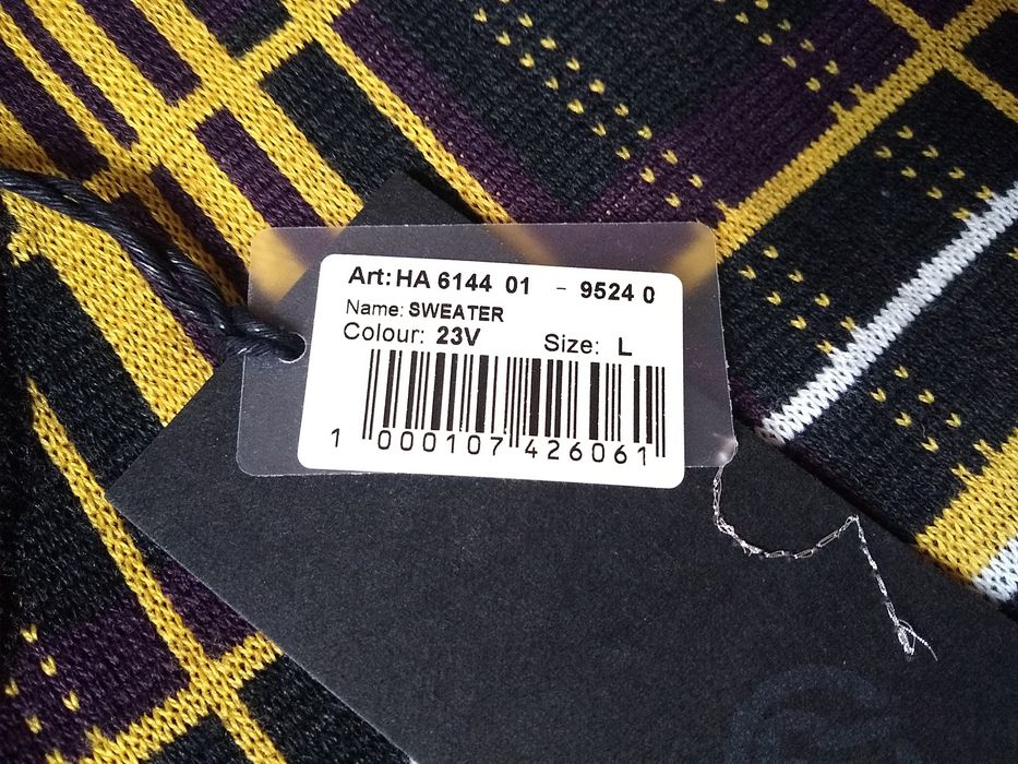 NOWY  Made in Italy, Elegancki męski sweter, 50% Merino, Rozmiar M/L