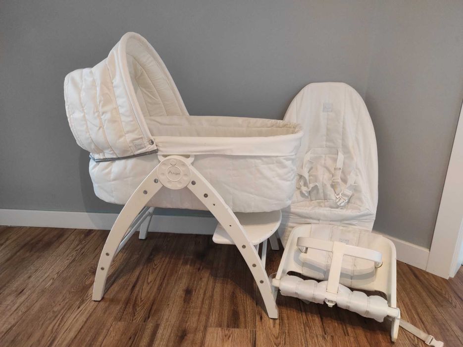 Baby Dan Angel 3w1: łóżeczko, leżaczek i krzesełko