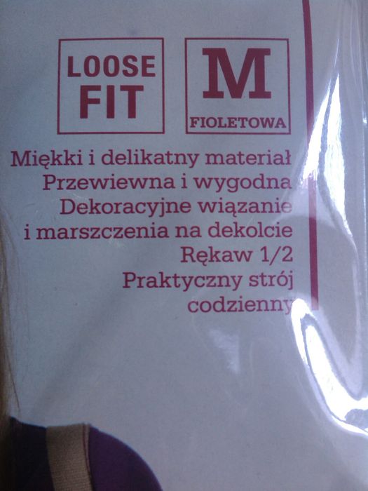 Nowa bluzka z wiskozy rozm.M