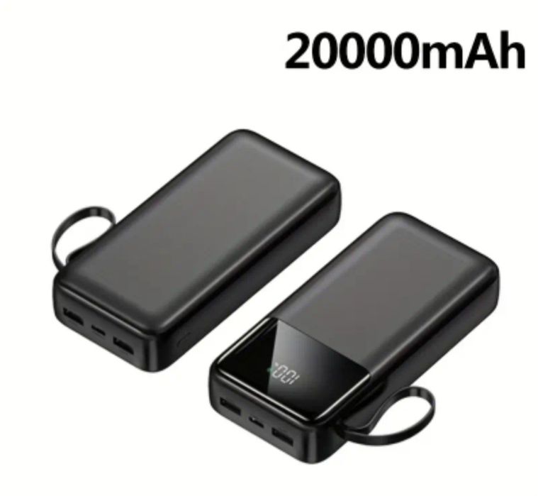 Павербанк 20000 mAh 3 LED-дисплеєм – Новий