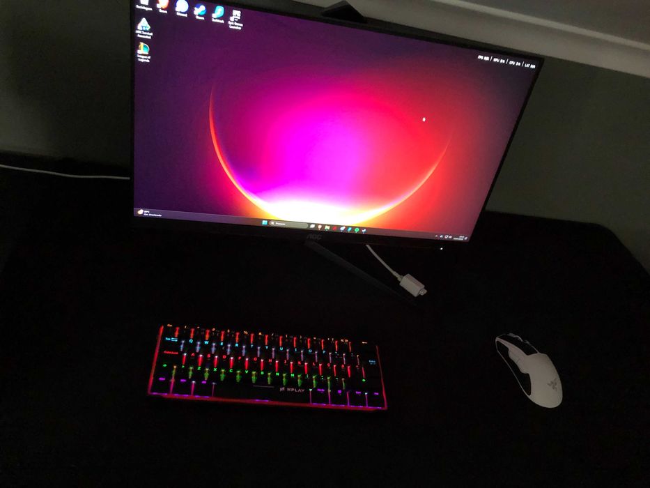 PC Gaming Completo RTX 5060 + 32GB RAM + Monitor 240Hz + RATO E TECLADO INCLUIDO