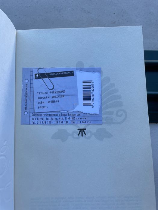 Livro o salão dourado