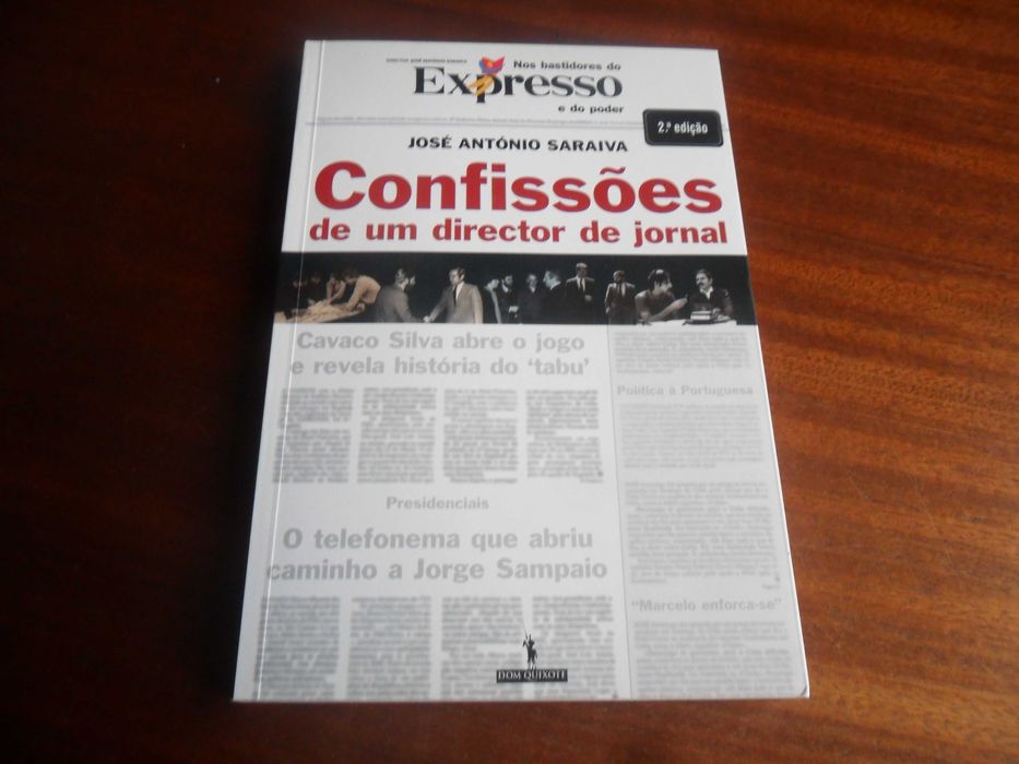 "Confissões de um Director de Jornal" de José António Saraiva - 2ª Ed.