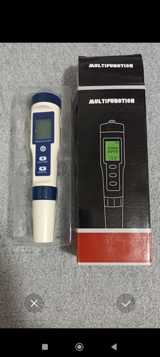 Ручка солемір тестер якості води TDS/EC метр 5в1, JUANJUAN ручка для т