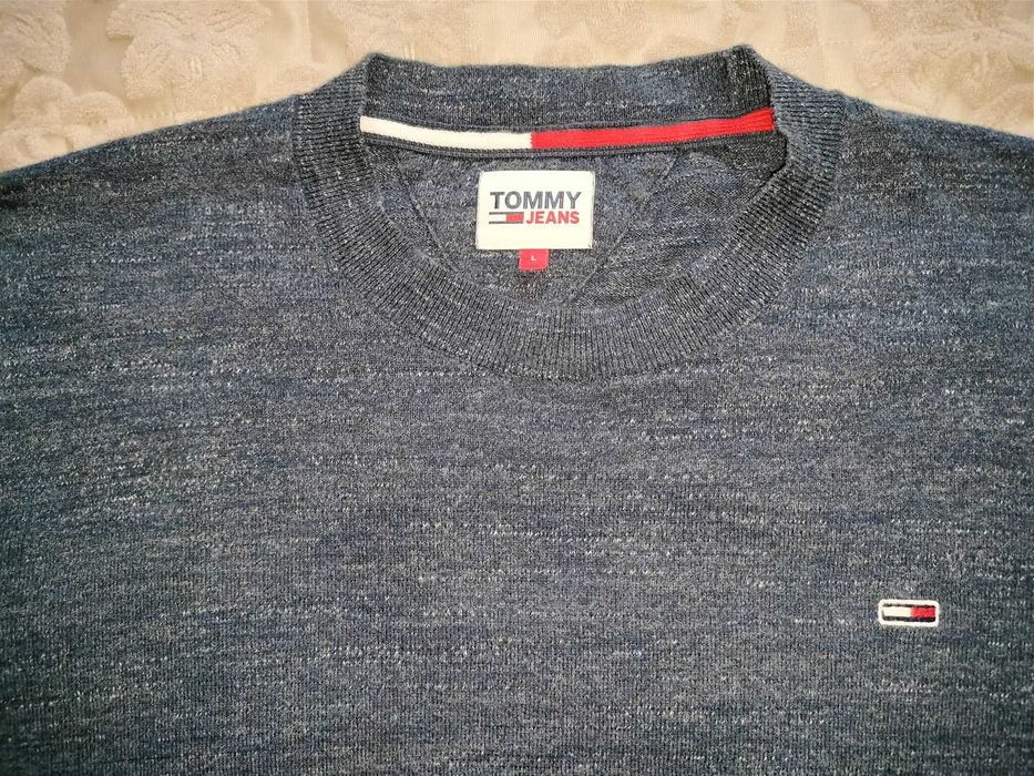 Tommy Hilfiger lekki sweter, rozm.L, stan BDB