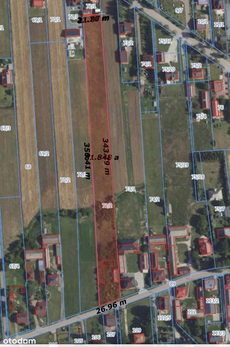 Działka 8000m² Karpin