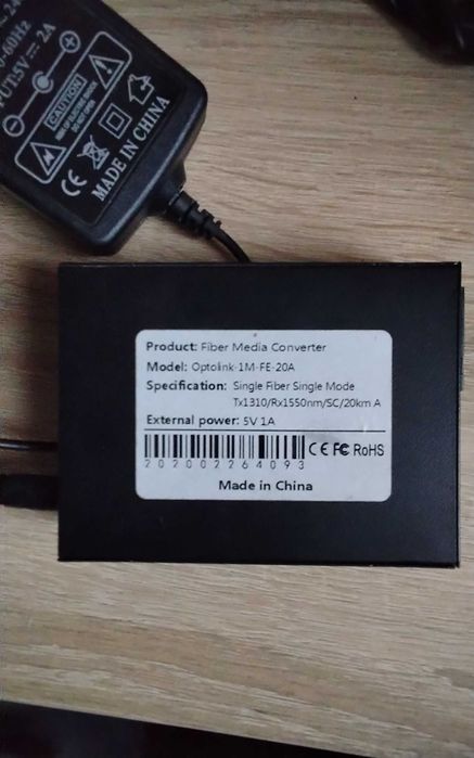 Продам 2 два медиоконвертора Optolink