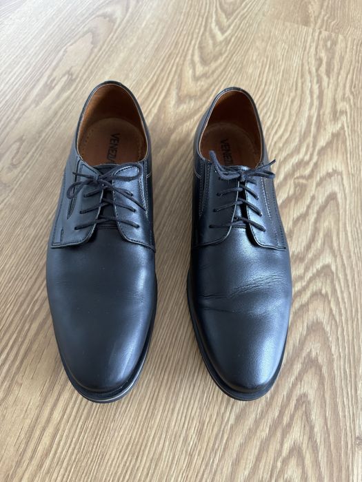 Venezia Buty męskie ze skóry naturalnej r. 43