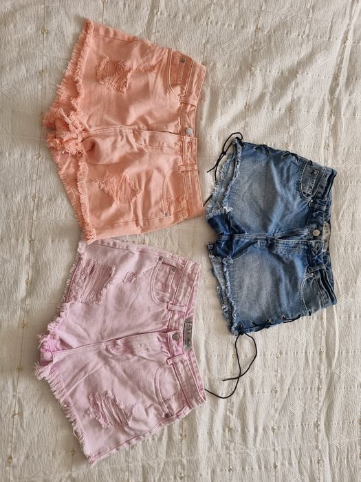 3 calções curtos T. 40 | Primark