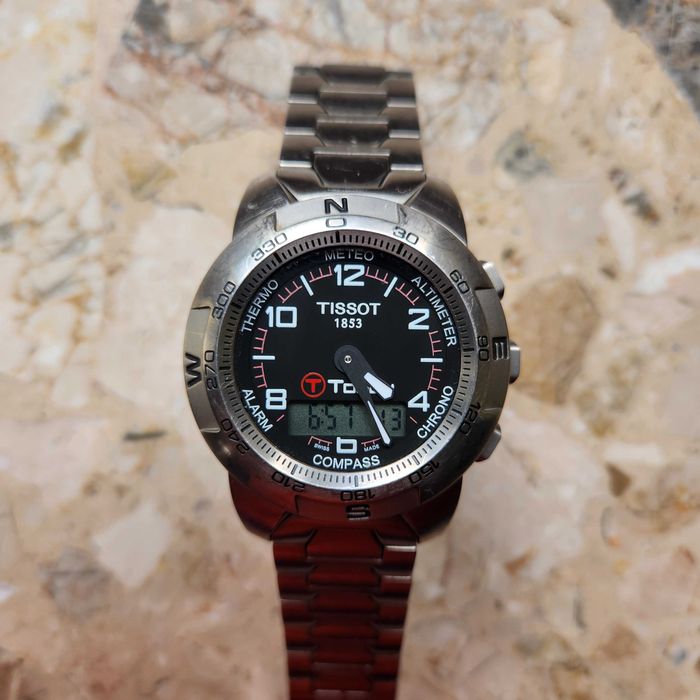 時計 TISSOT T-TOUCH Z253/353 Tissot T-Touch Titanium Z 253/353 Touch Screen Chronograph