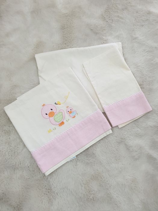 Conjunto lençois para berço