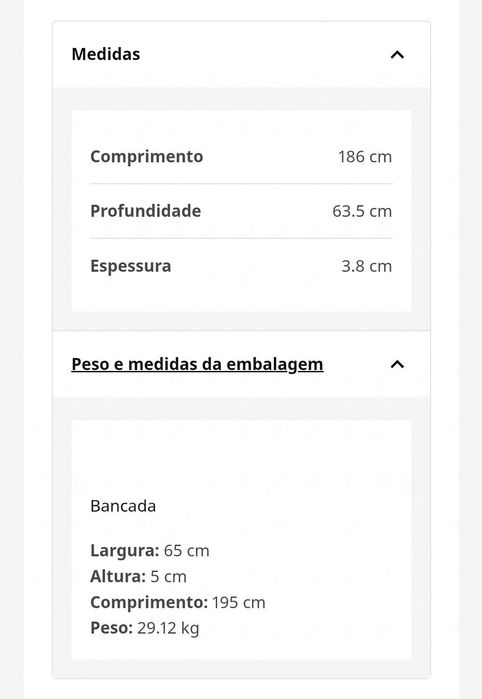 Bancada de Cozinha
