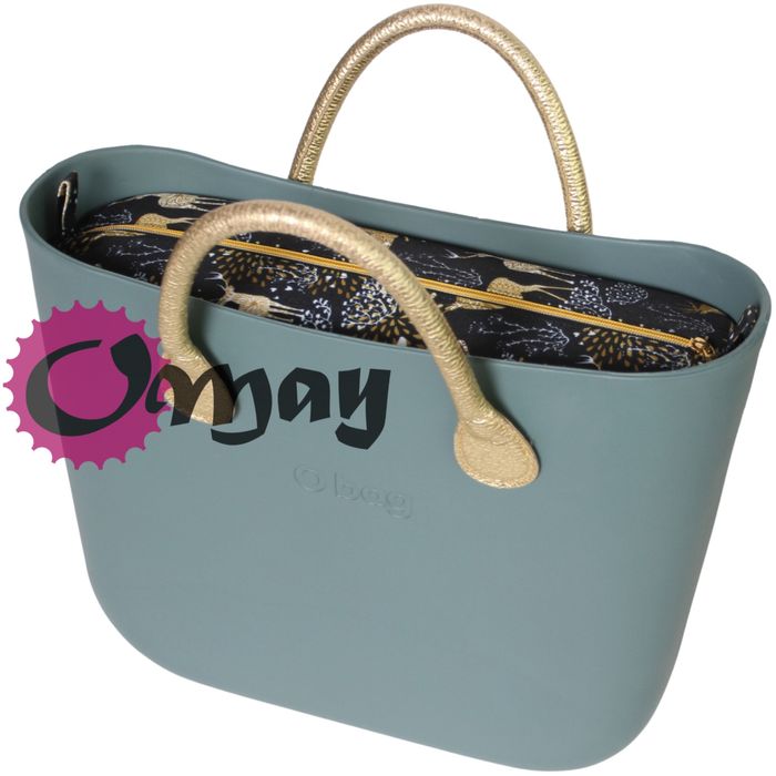 Organizer do OBAG STANDARD jelonki złote czarno-złote 2 kieszenie OMAY