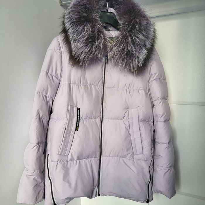 Жіноча зимова куртка преміум якості  тренд 2026  колір світлий тауп