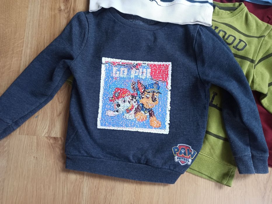 Bluzy dresowe chłopięce 110-116
