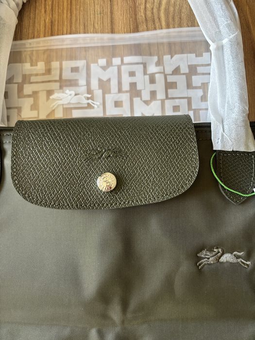 Mala Longchamp verde-escura
