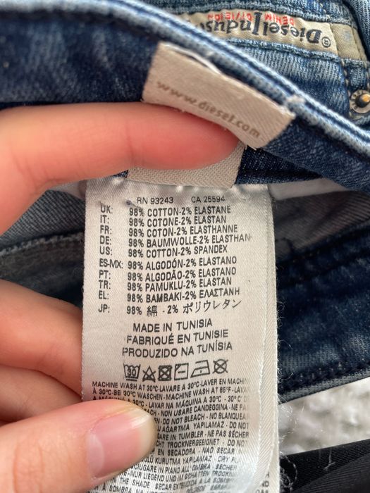 spodnie jeansy Diesel rozmiar L