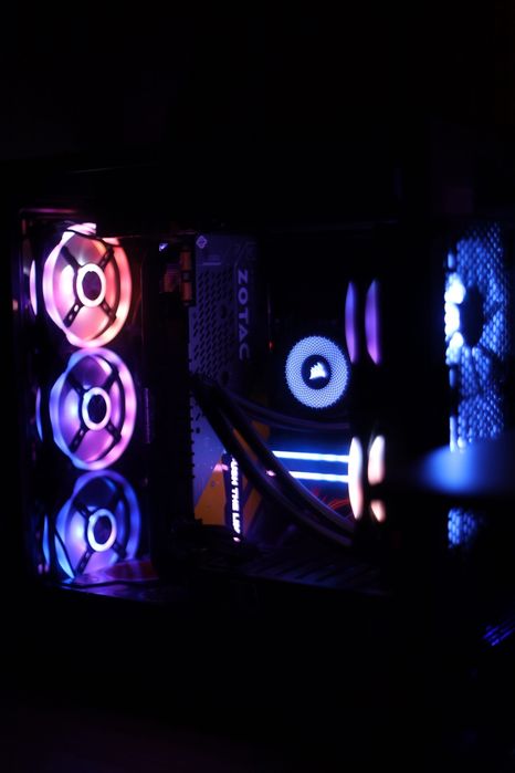 6 ventoinhas/fans corsair QL120 rgb