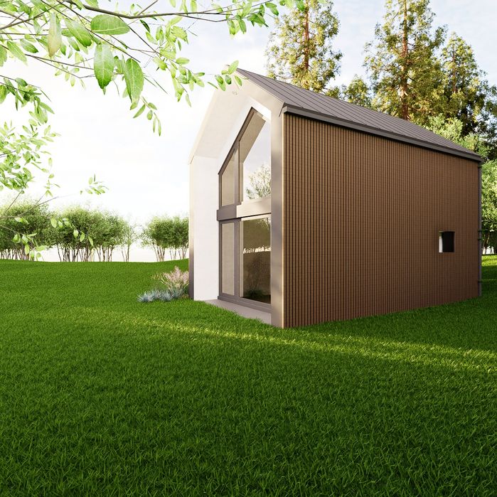 Domek modułowy całoroczny, prefabrykowany, mieszkalny, rekreacyjny