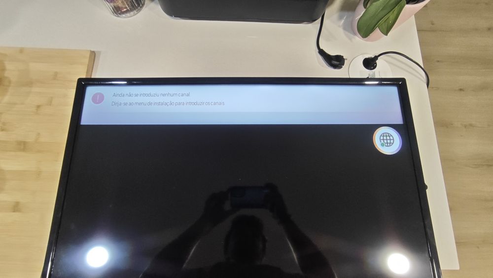 TV electrónica de 32polegadas com avaria