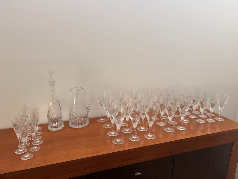 Serviço de copos de Cristal Atlantis Flight [48 peças]