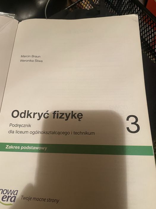 Podrecznik do Fizyki .