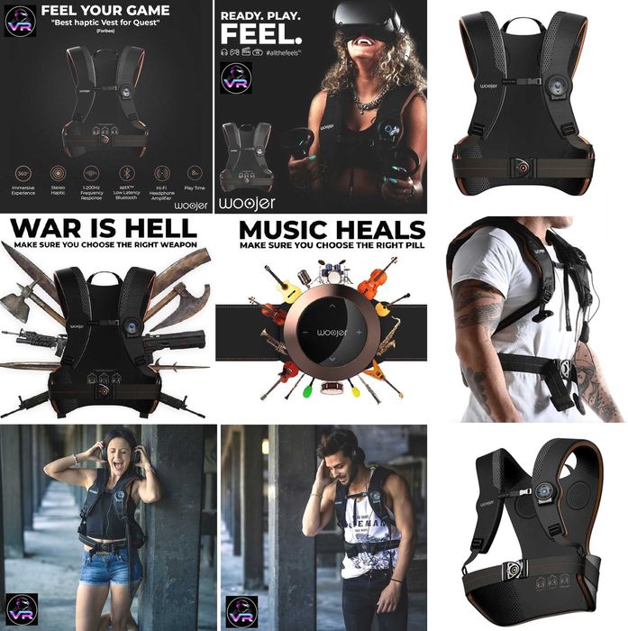 ‼️ Тактильний жилет WOOJER VEST EDGE (Quest 3, PlayStation 5, Xbox)
