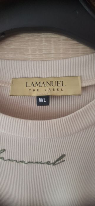 body LaManuel beżowe S z metki M,L
