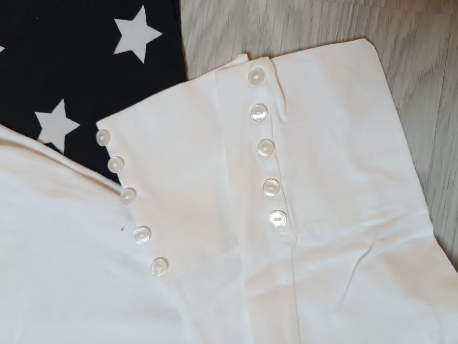 Getry bawełniane damskie rybaczki legginsy za kolano 3/4 kolarki białe letnie xs-s
